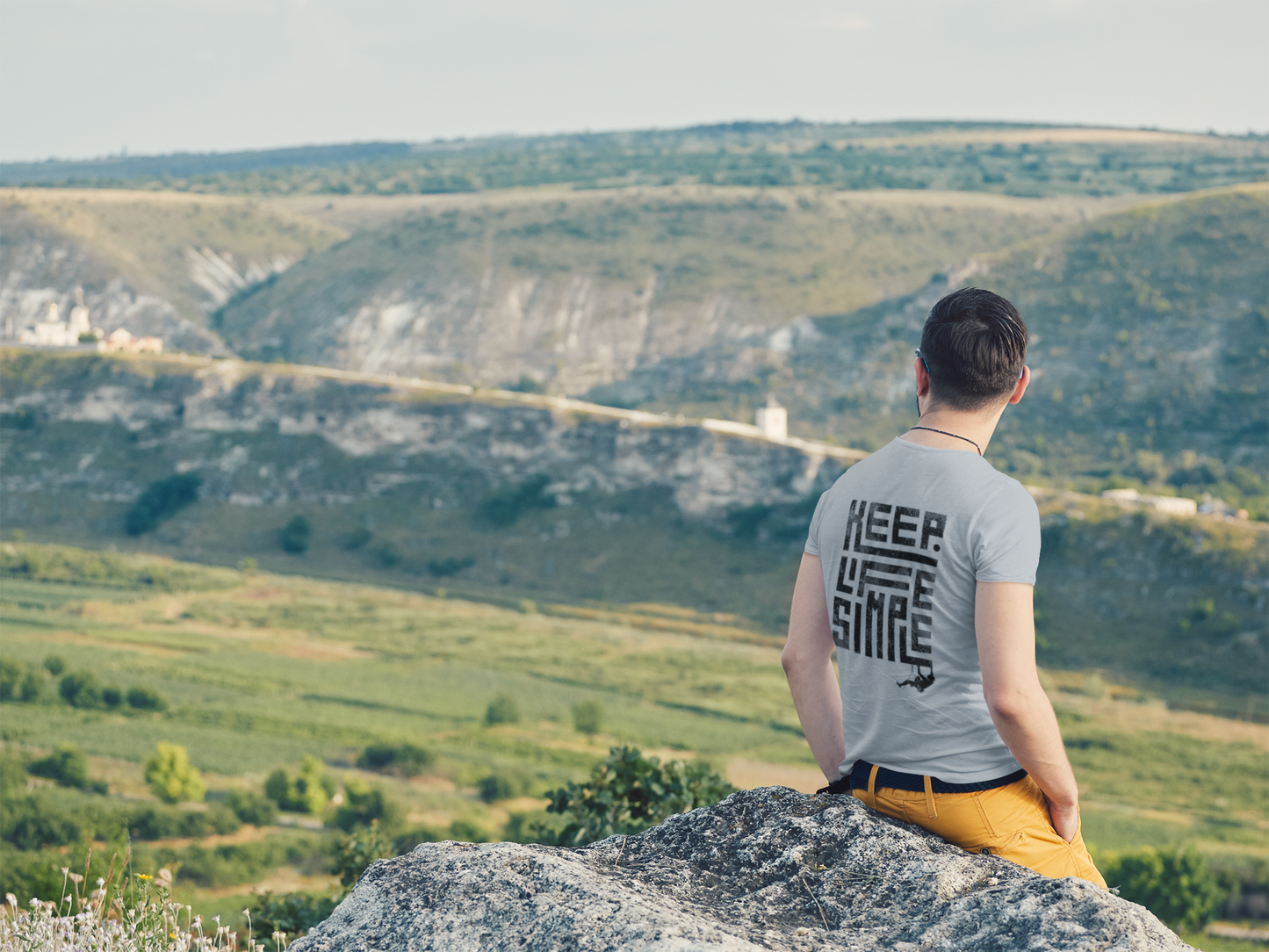 "Keep Life Simple" Climber Tee