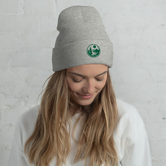 Green Mountain Cuffed Beanie