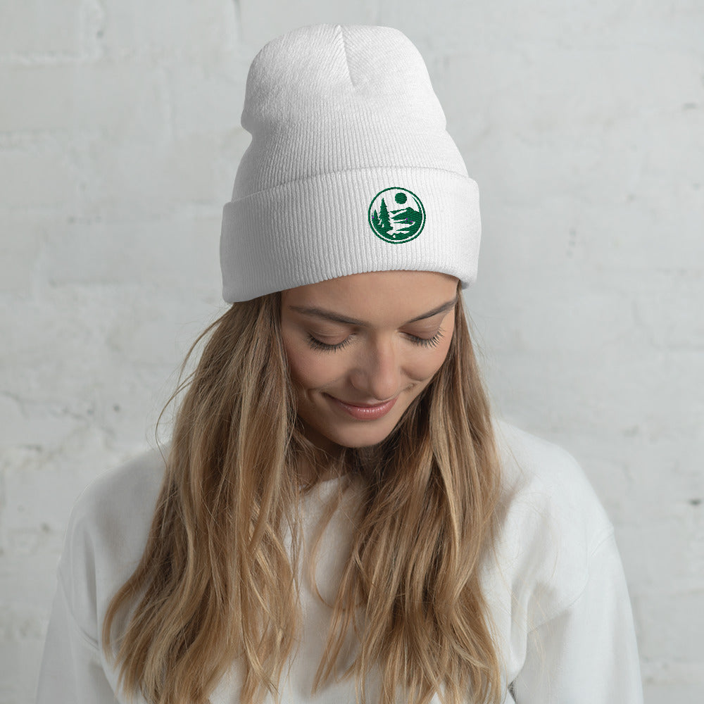 Green Mountain Cuffed Beanie