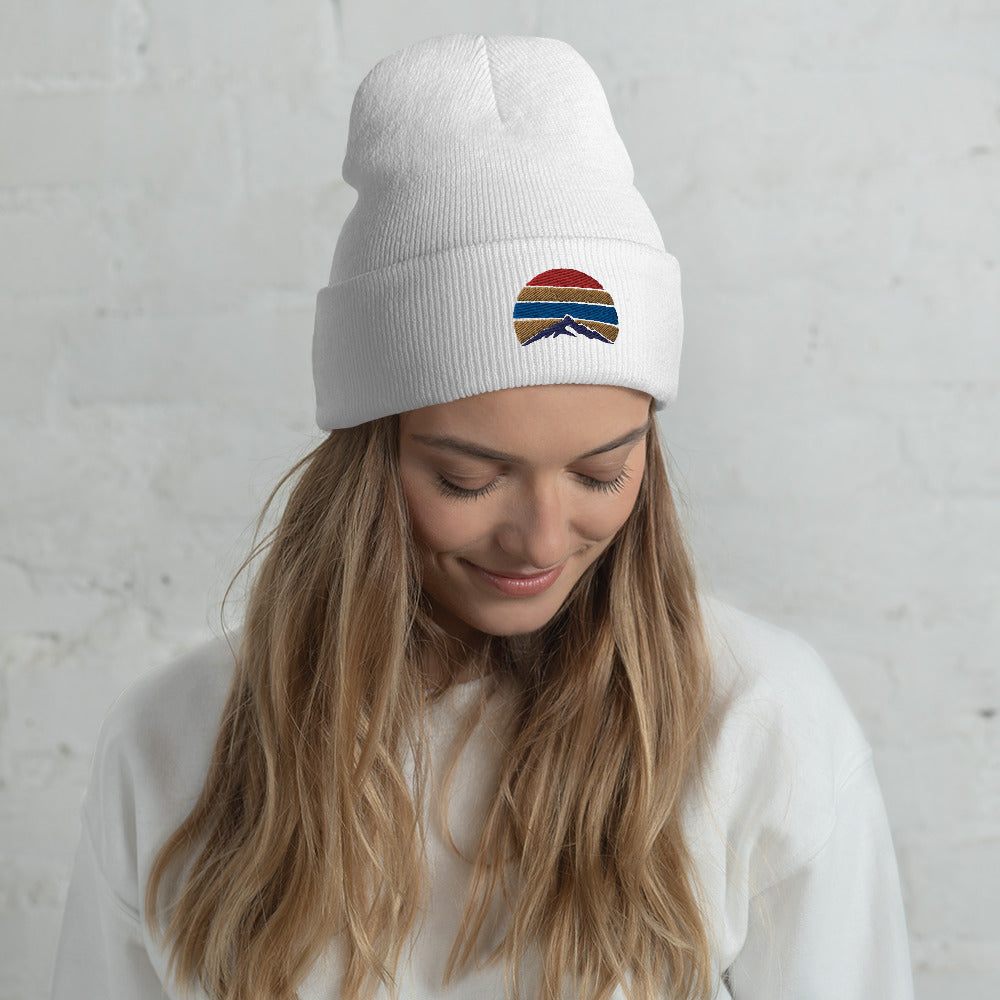 Mountain Color Cuffed Beanie