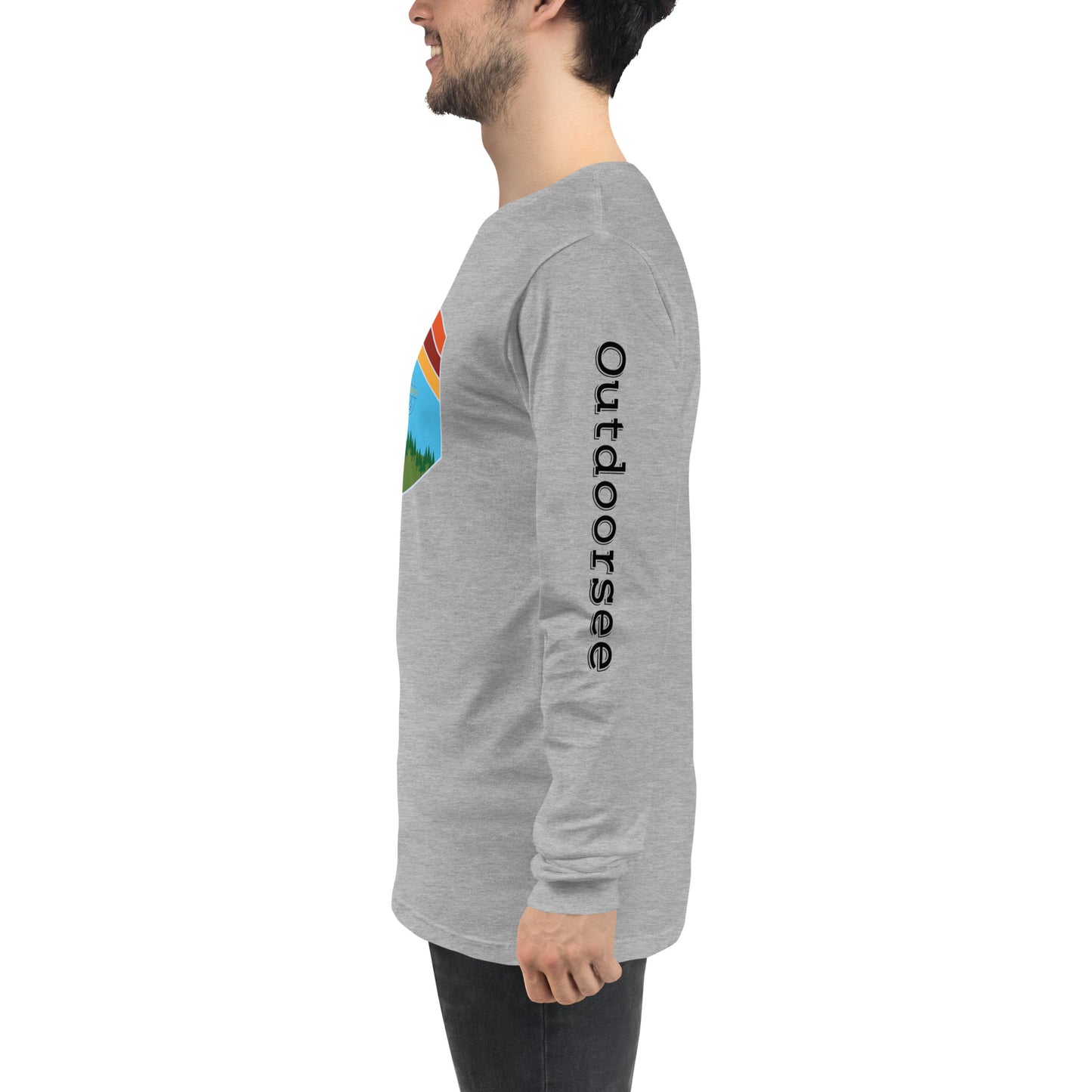 Outdoor Chevron Long Sleeve Tee