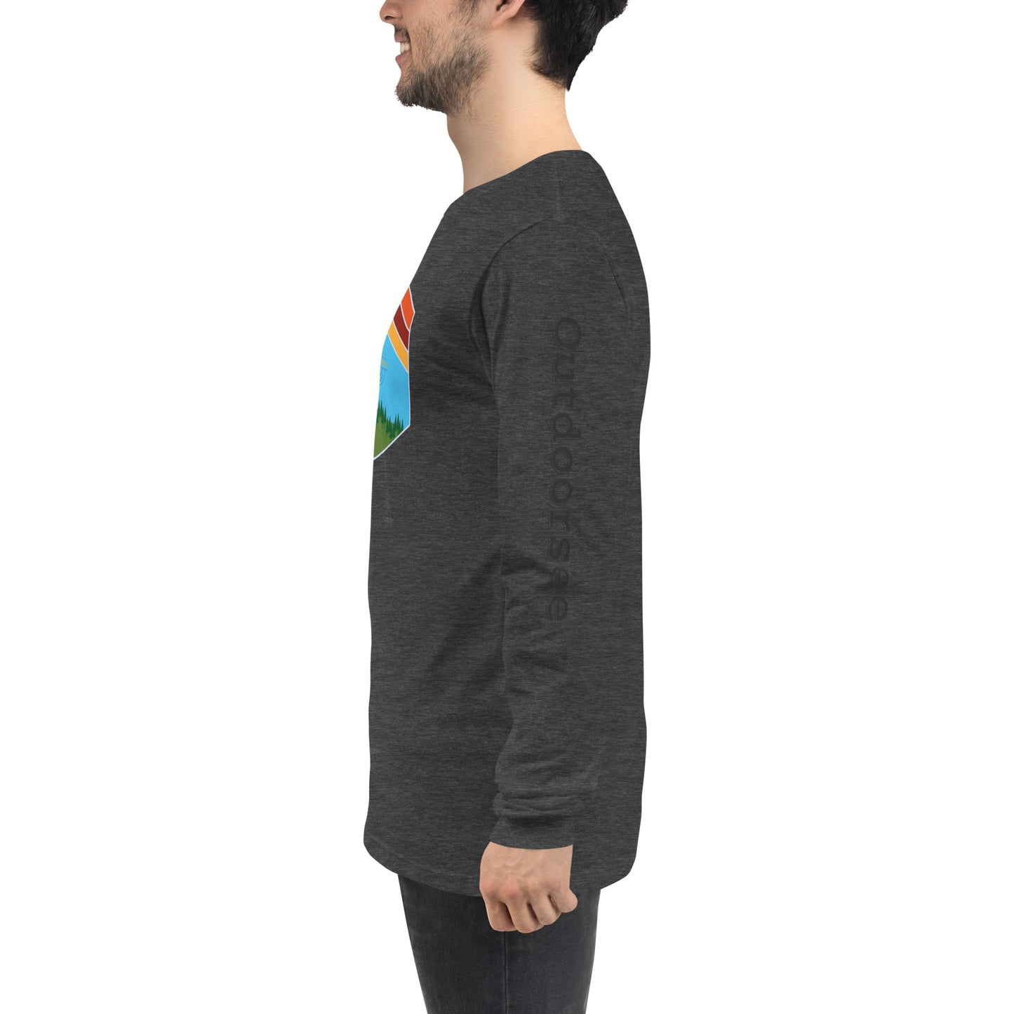 Outdoor Chevron Long Sleeve Tee