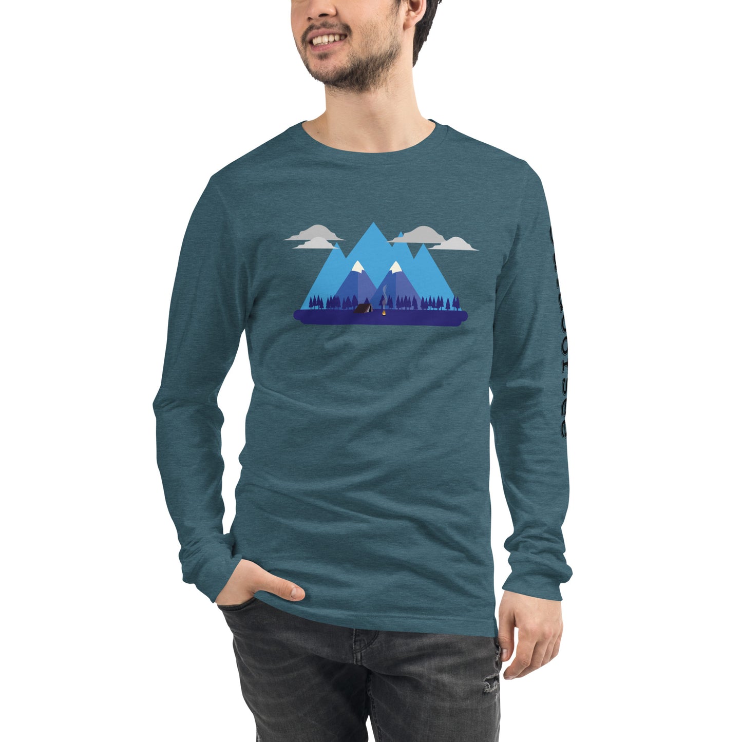 Mountain Camping Long Sleeve Tee