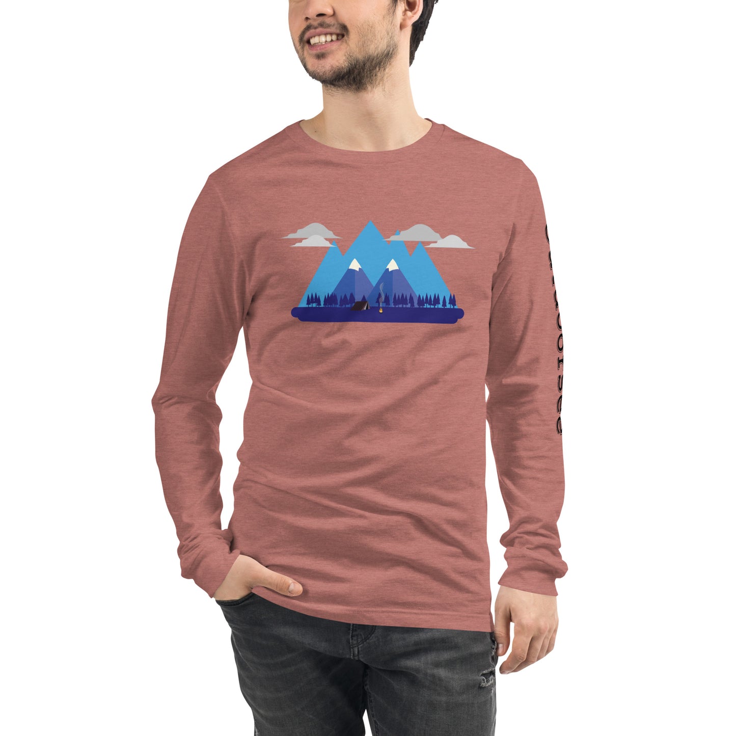 Mountain Camping Long Sleeve Tee