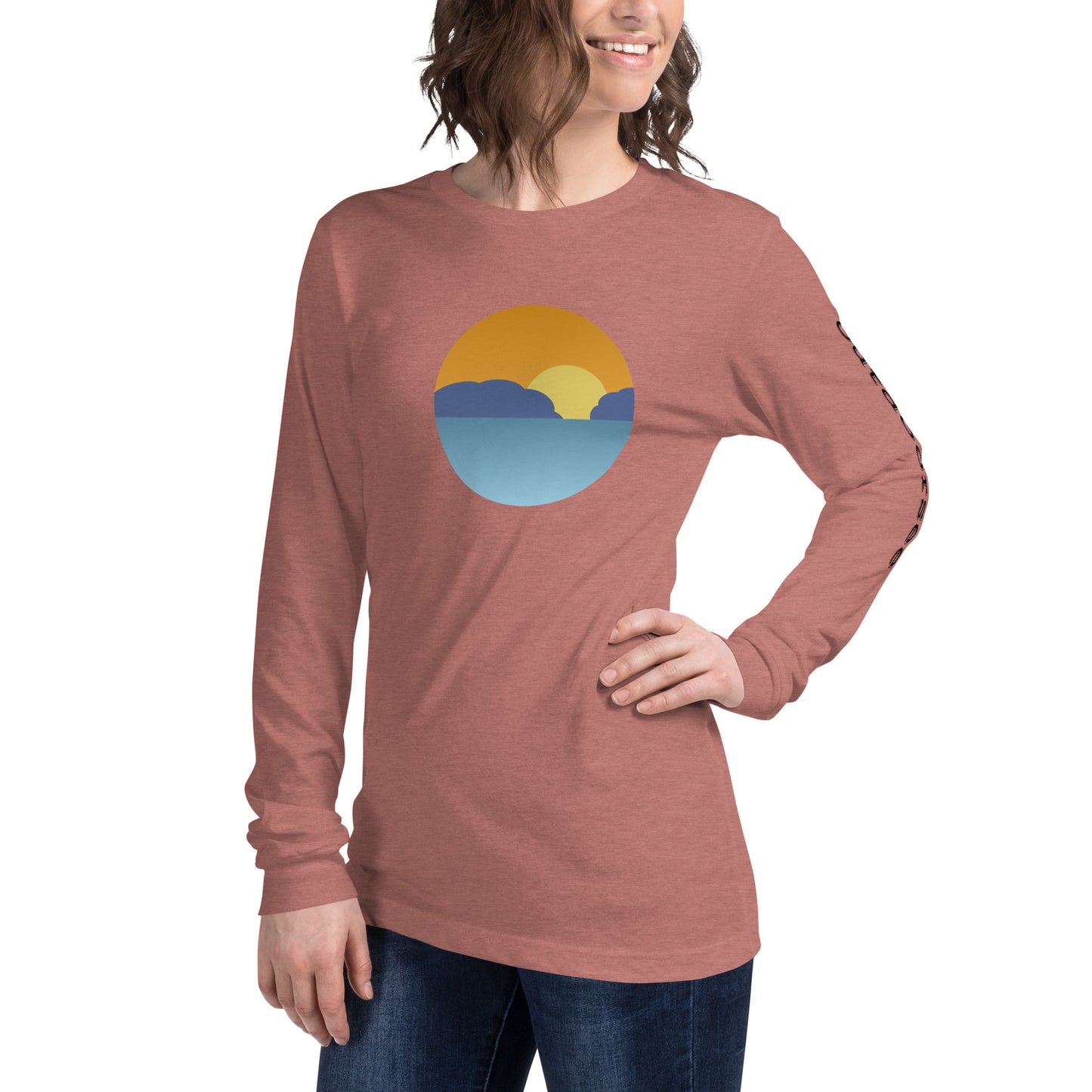 Ocean Sunset Long Sleeve Tee