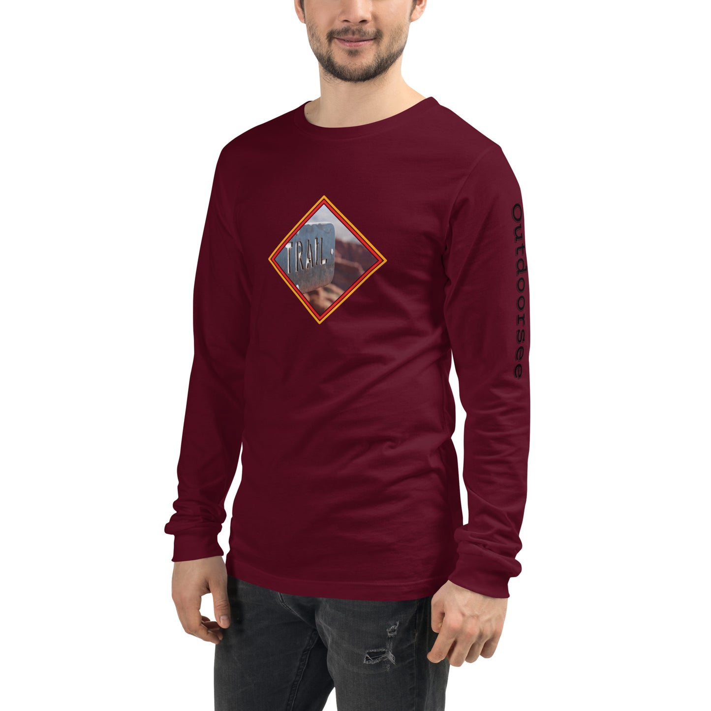 Trail Diamond Long Sleeve Tee