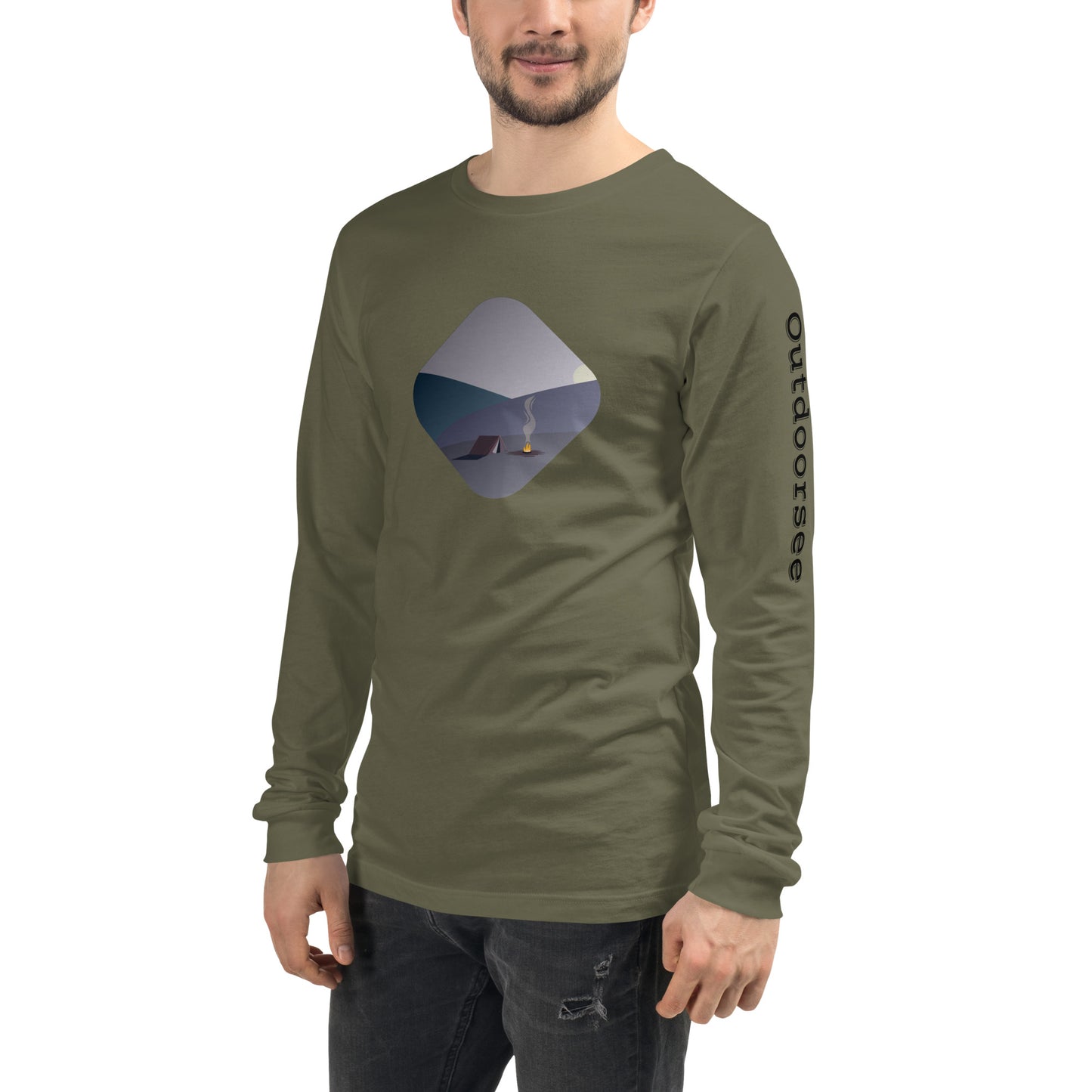 Camping Long Sleeve Tee