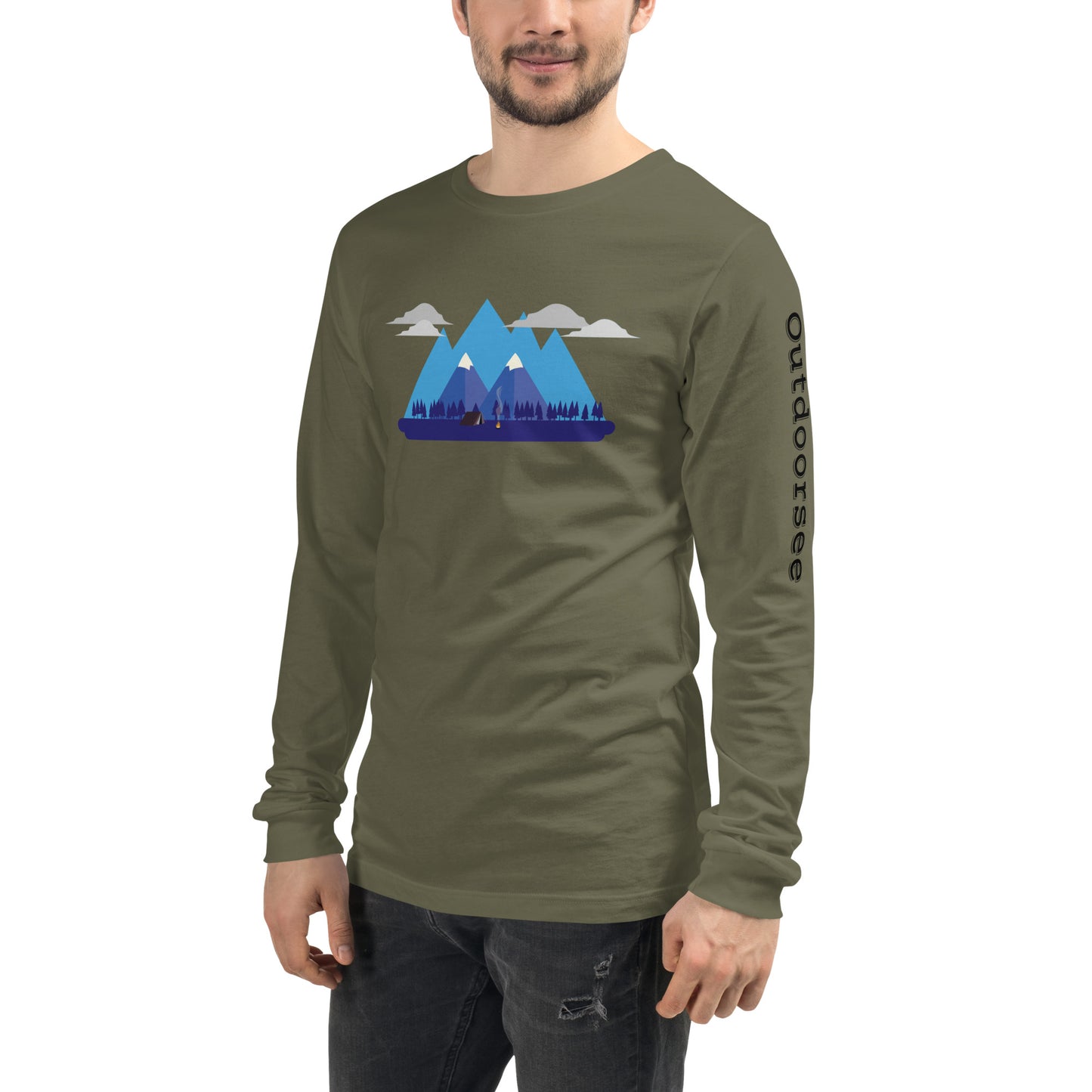 Mountain Camping Long Sleeve Tee