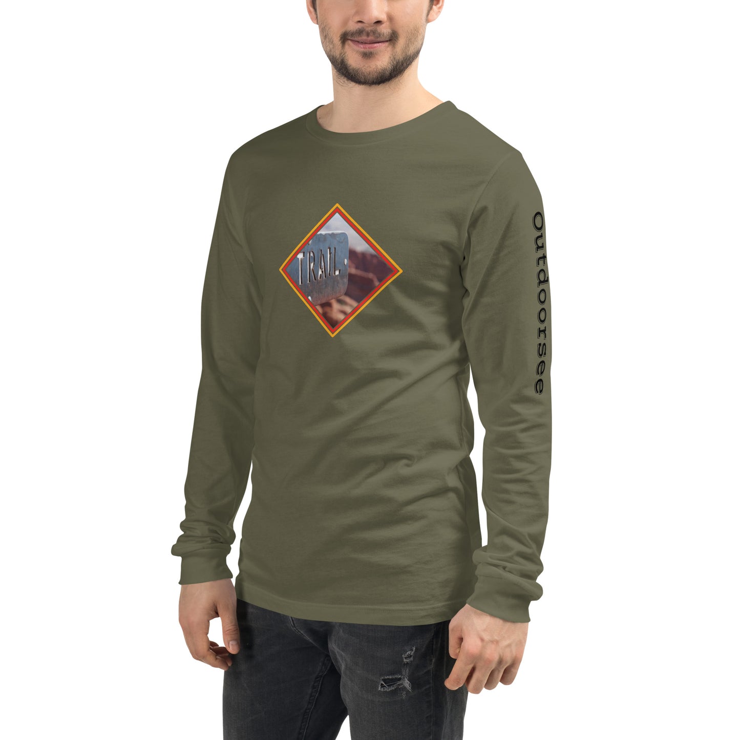 Trail Diamond Long Sleeve Tee