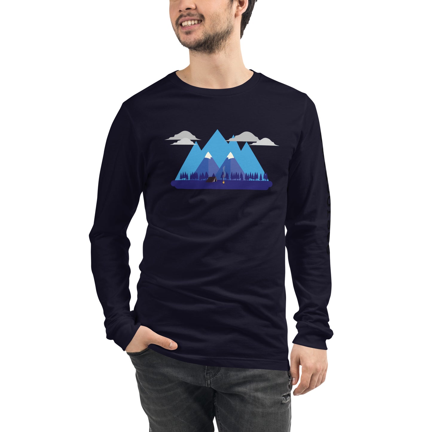 Mountain Camping Long Sleeve Tee