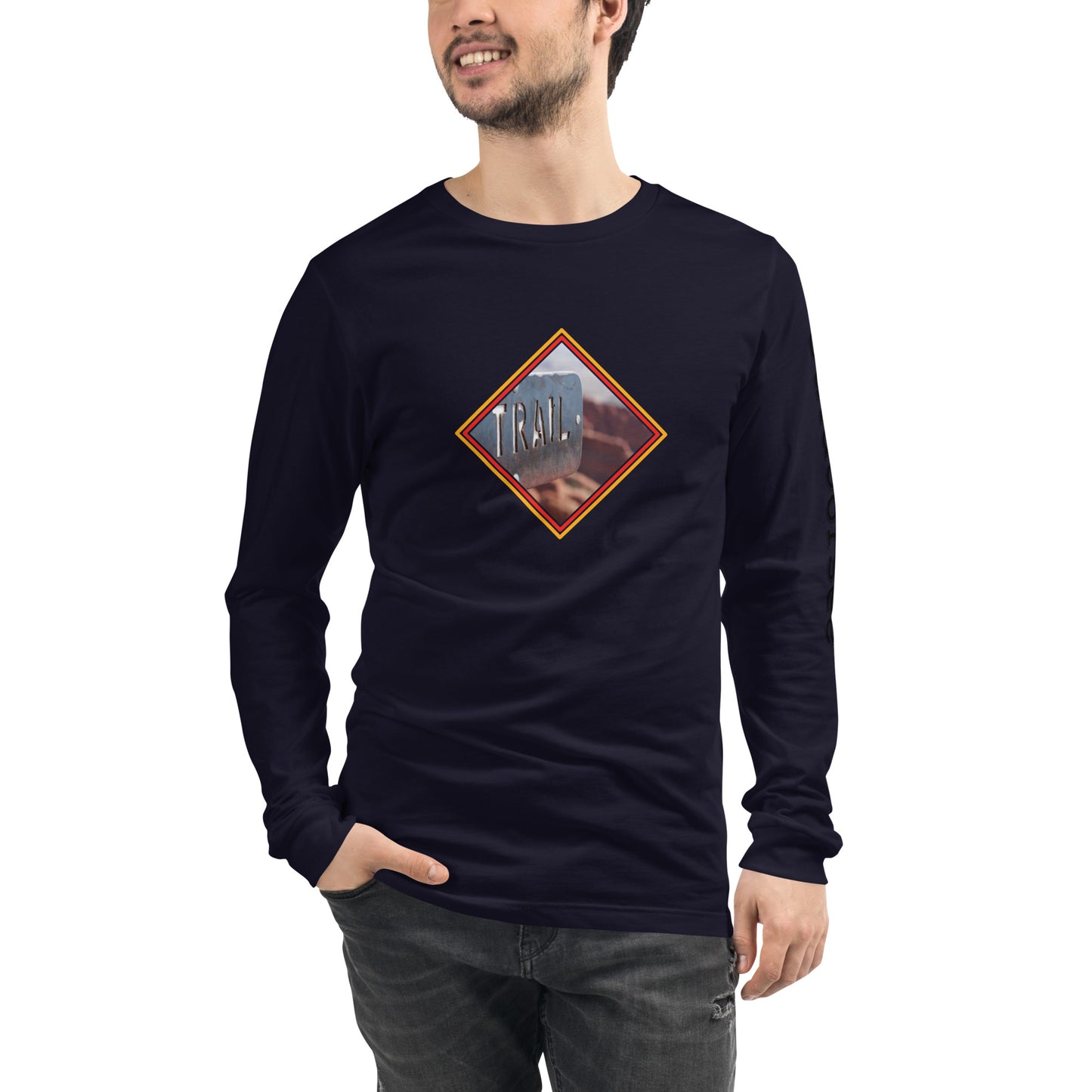 Trail Diamond Long Sleeve Tee