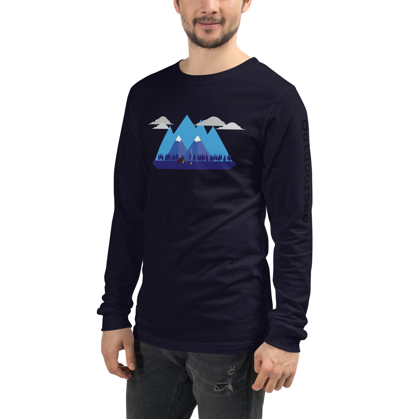 Mountain Camping Long Sleeve Tee