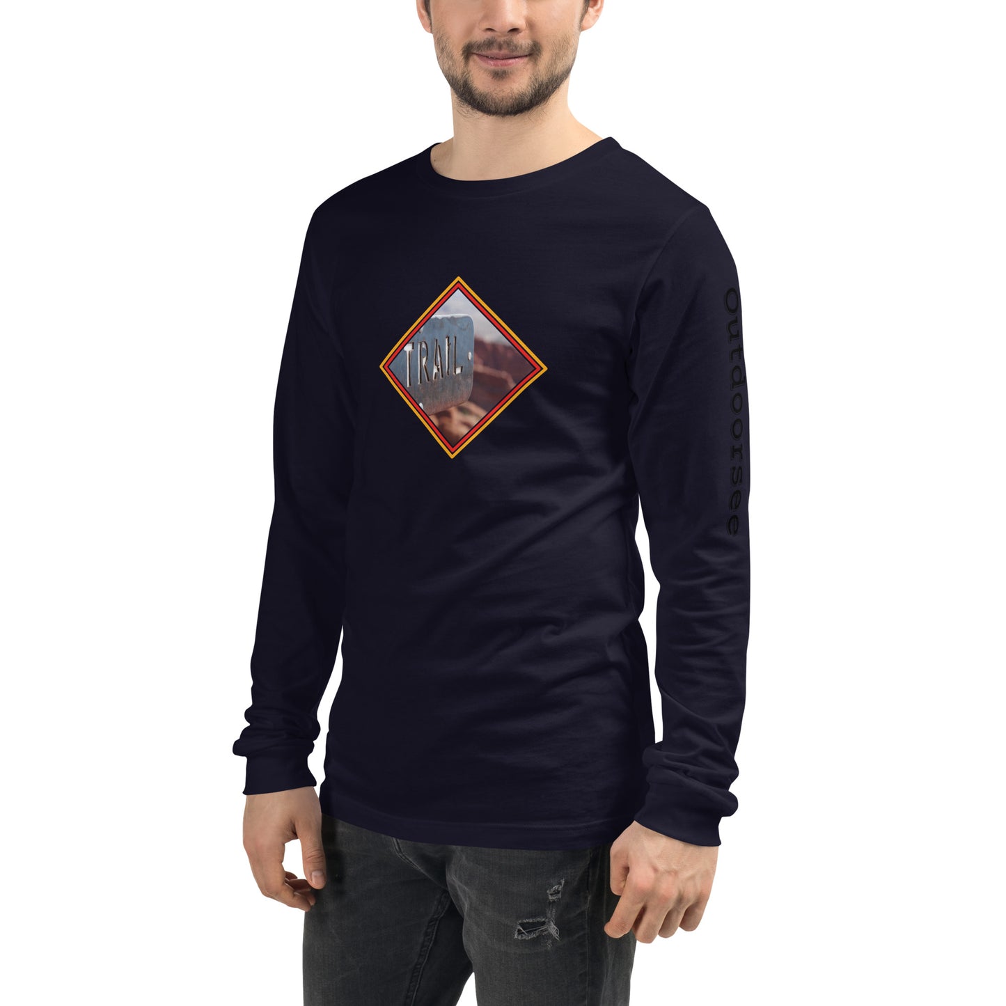 Trail Diamond Long Sleeve Tee