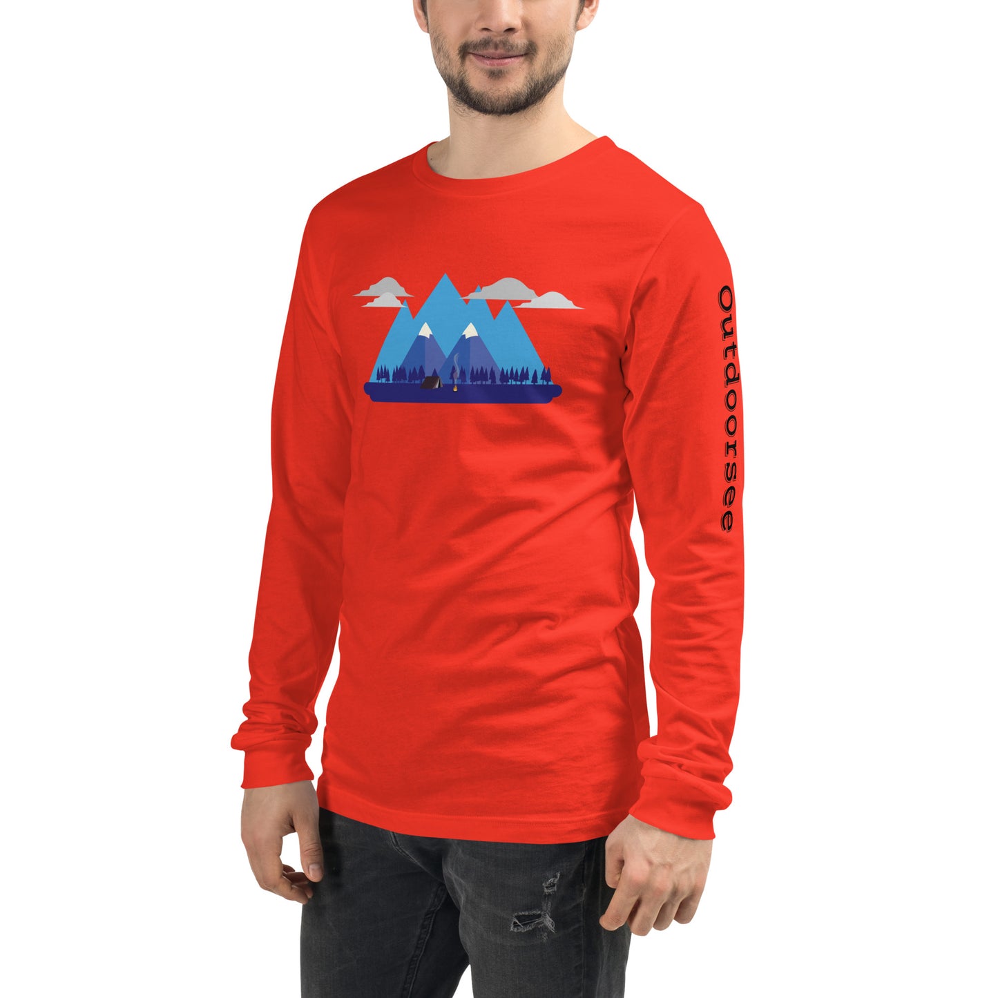 Mountain Camping Long Sleeve Tee