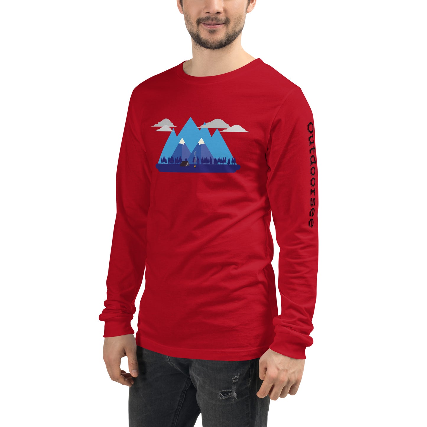 Mountain Camping Long Sleeve Tee