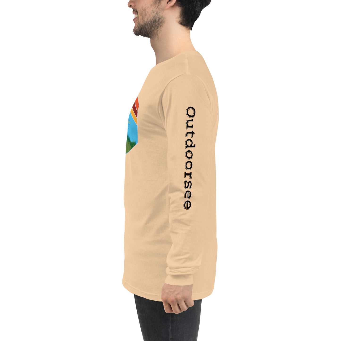 Outdoor Chevron Long Sleeve Tee