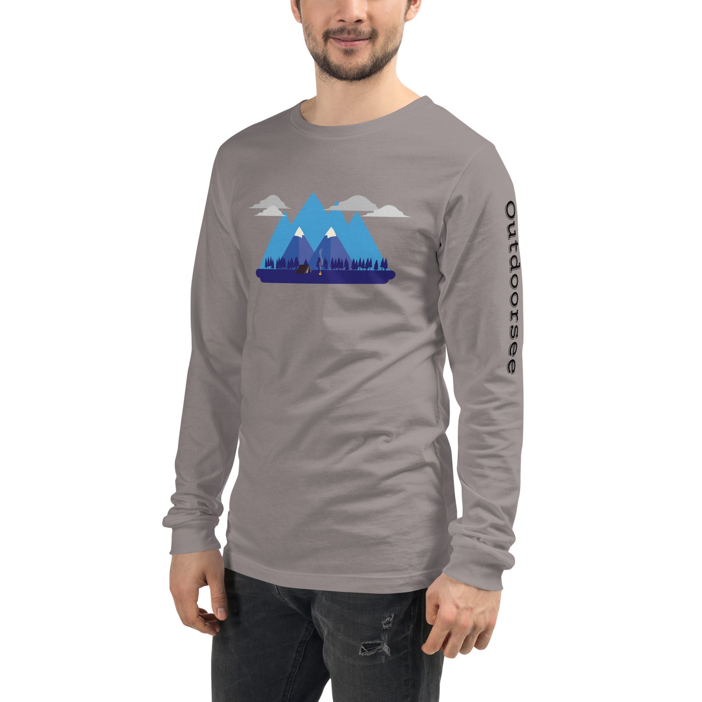 Mountain Camping Long Sleeve Tee