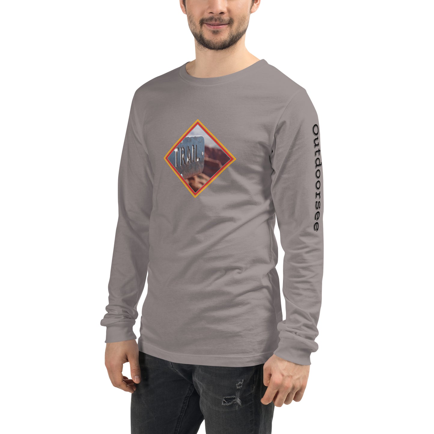 Trail Diamond Long Sleeve Tee