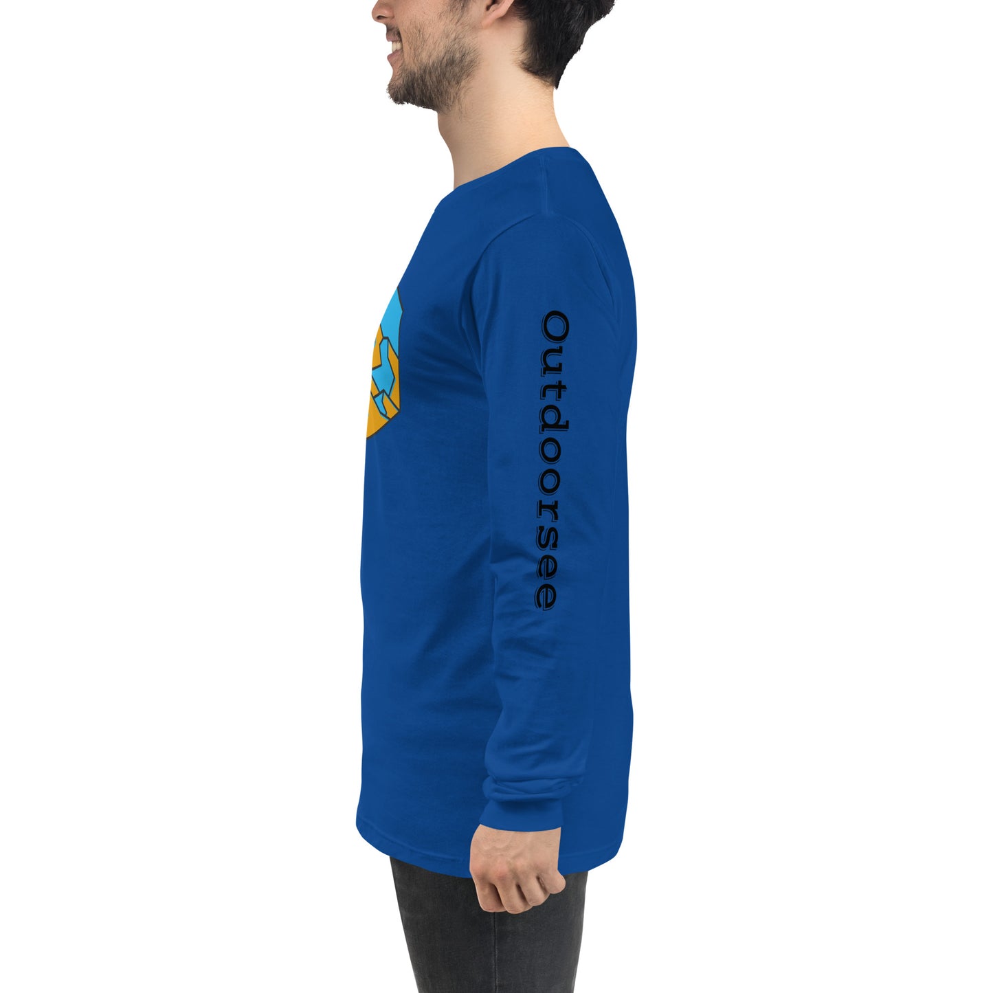 Mountain Hex Line Long Sleeve Tee