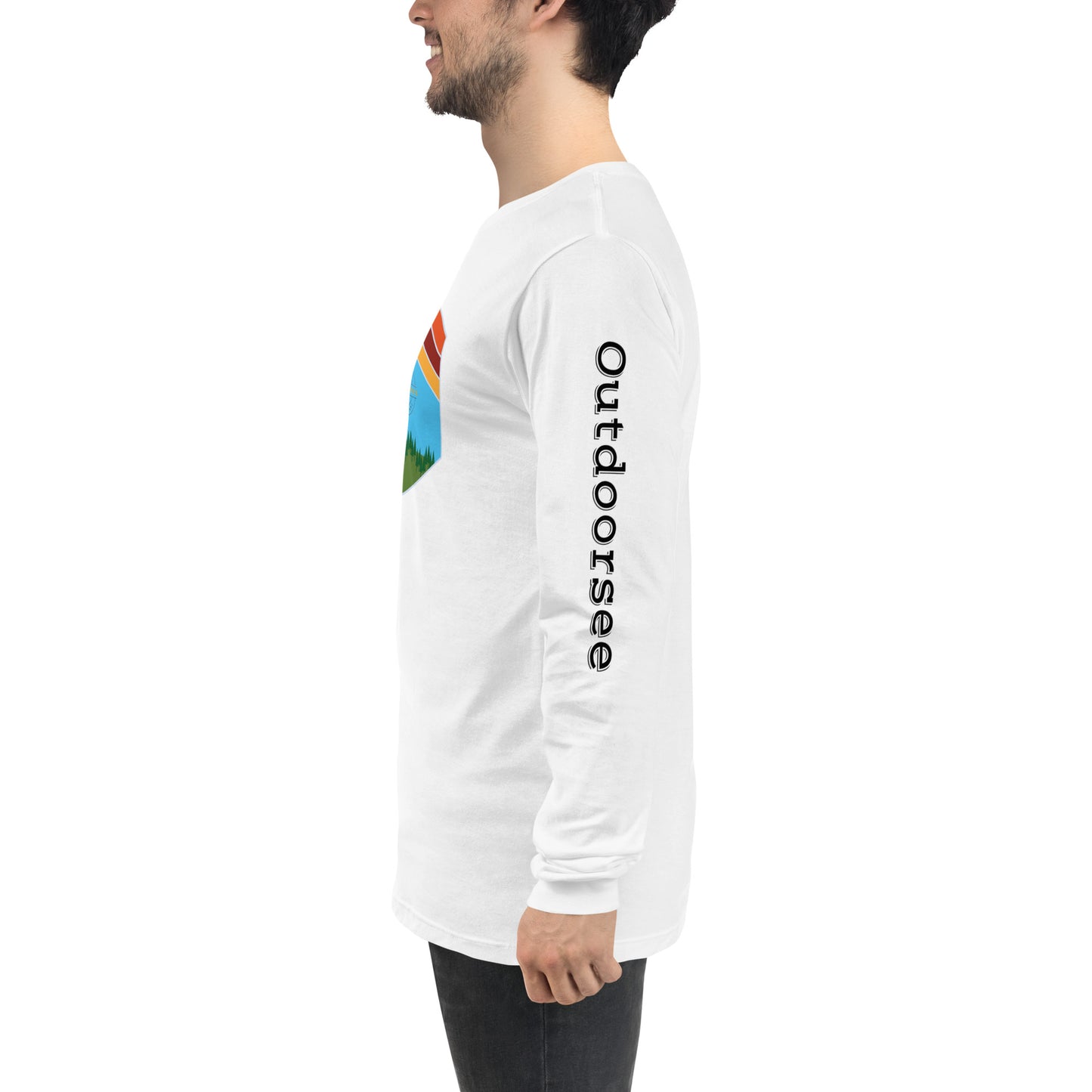 Outdoor Chevron Long Sleeve Tee