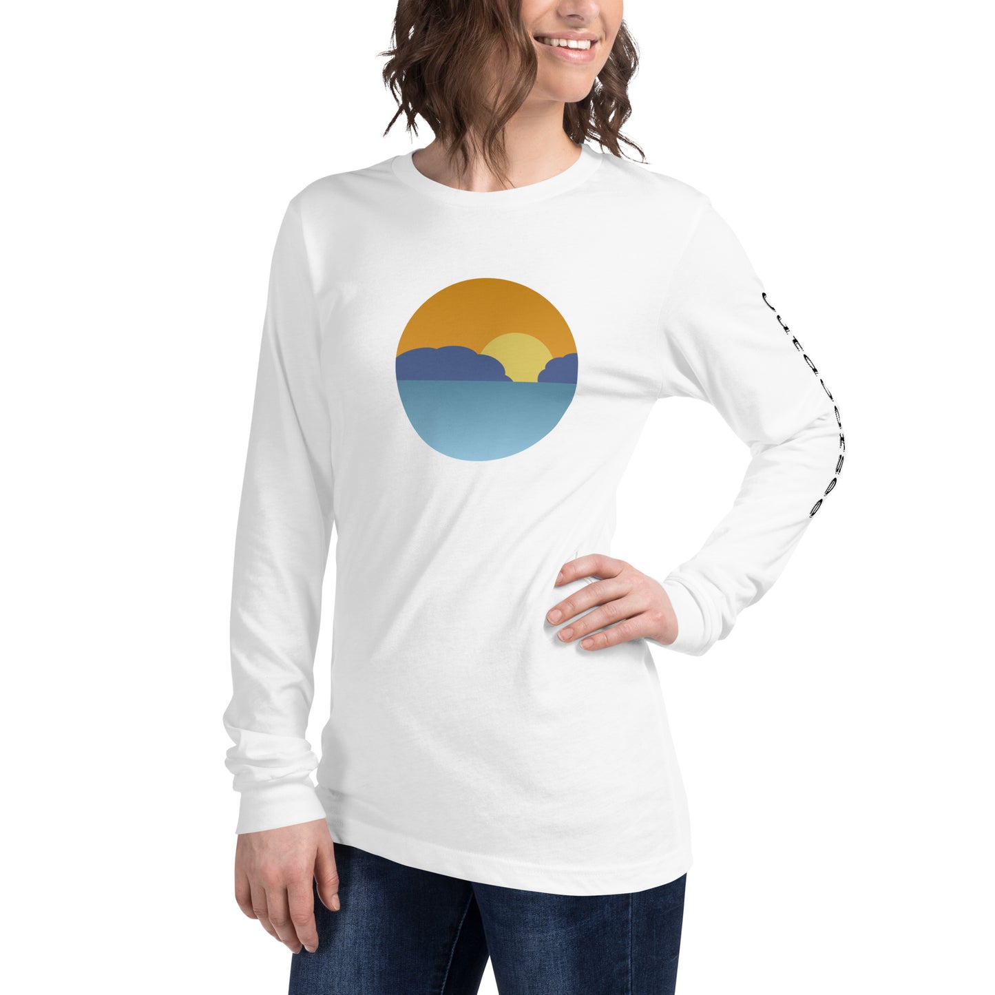 Ocean Sunset Long Sleeve Tee